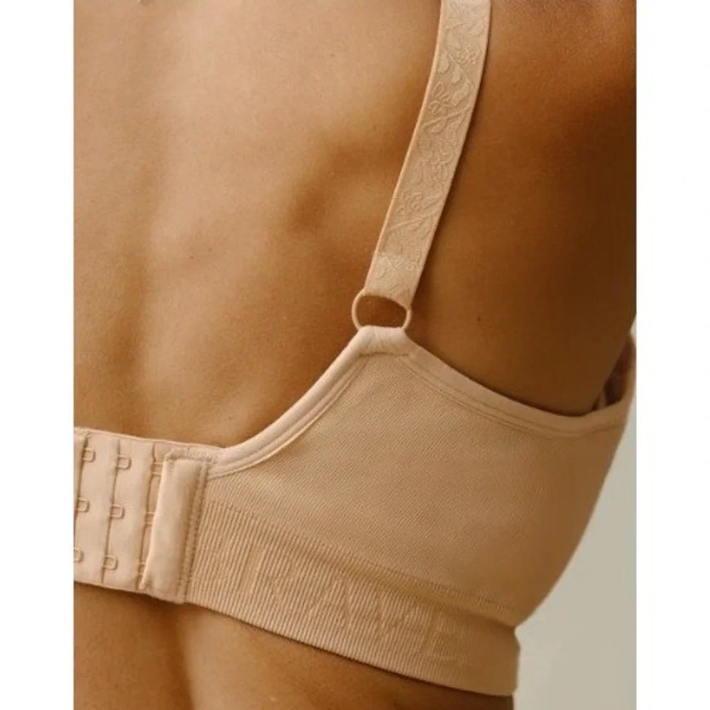 Kindred Bravely Sublime® Hands-Free Pumping & Nursing Bra Beige Size Small EUC